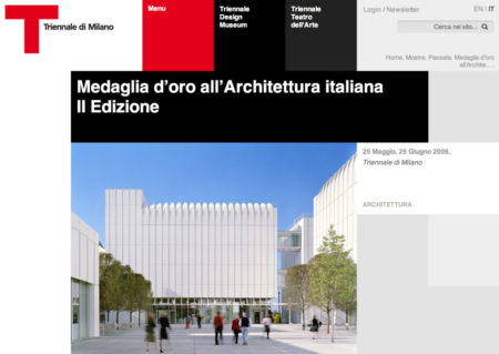Gold Medal for Italian Architecture 2006